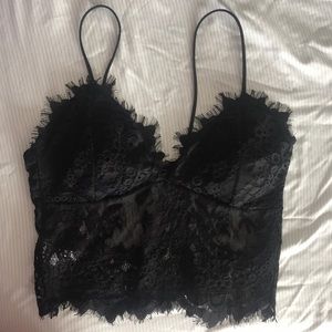 NWOT Eyelash lace bralette